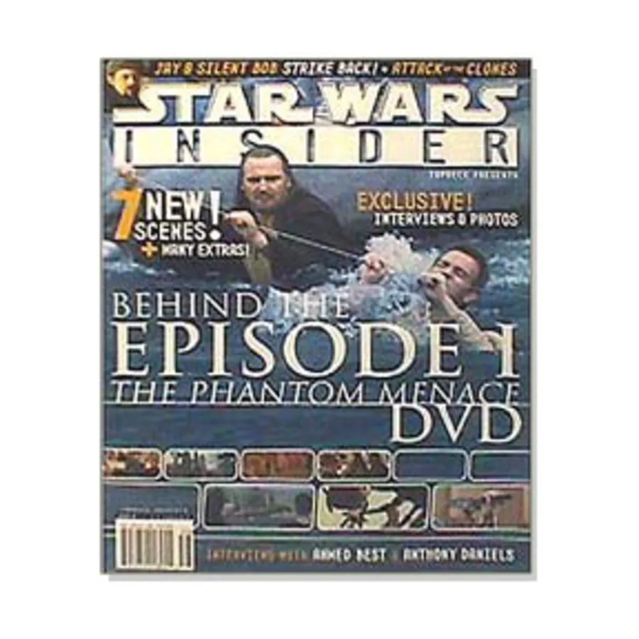 Журнал #56 "The Man in the Golden Suit, Card Wars on Coruscant", Star Wars Insider #051 - #100 (WOTC)
Журнал #56 "The Man in the Golden Suit, Card Wars on Coruscant", Star Wars Insider #051 - #100 (WOTC)