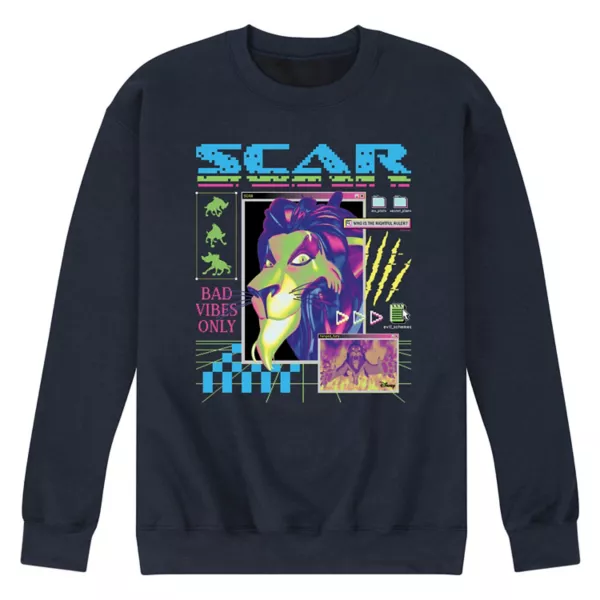 Мужская флисовая толстовка с принтом «Король Лев» Disney, синий
Мужская флисовая толстовка с принтом «Король Лев» Disney, синий