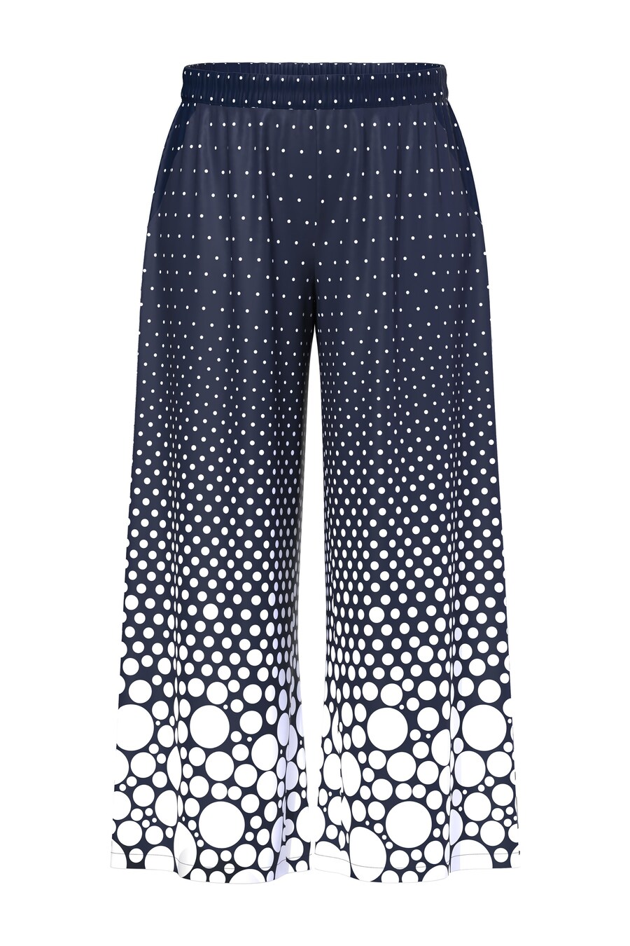 Широкие брюки Ulla Popken, темно-синий
Широкие брюки Ulla Popken, темно-синий