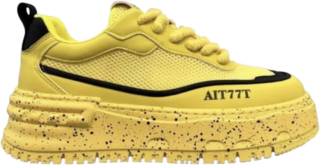 Мужские кроссовки Speckled на платформе с одинокой подошвой, стильная повседневная спортивная обувь- идеально подходит для прогулок по городу, тренировок в зале и ежедневных поездок Kpdwfms, желтый
Мужские кроссовки Speckled на платформе с одинокой подошвой, стильная повседневная спортивная обувь- идеально подходит для прогулок по городу, тренировок в зале и ежедневных поездок Kpdwfms, желтый