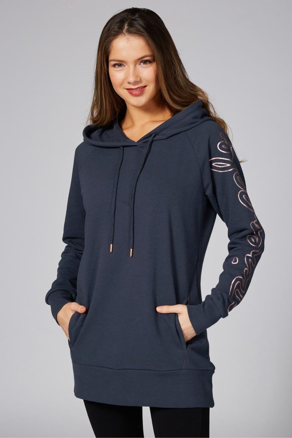 Длинная толстовка с капюшоном и логотипом Pineapple, серый
Длинная толстовка с капюшоном и логотипом Pineapple, серый