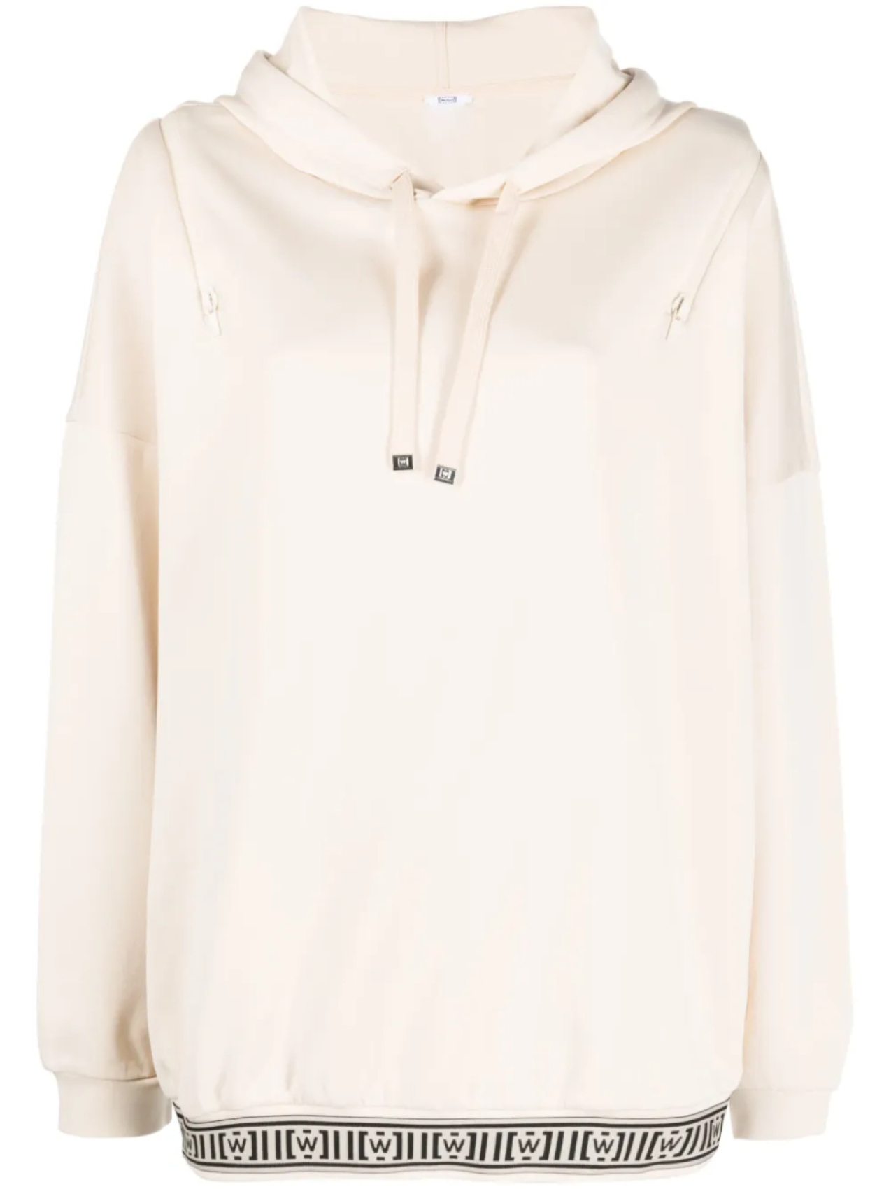 Wolford худи с кулиской и логотипом, нейтральный
Wolford худи с кулиской и логотипом, нейтральный