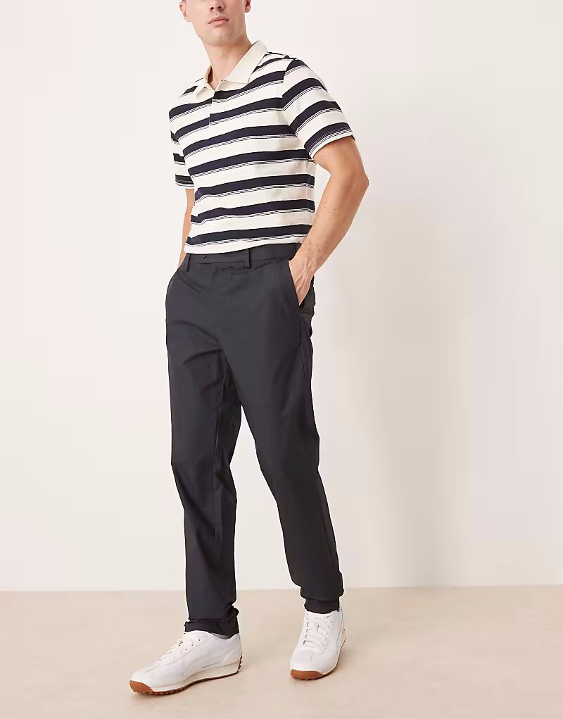 Узкие брюки из хлопка темно-синего цвета Mango
Узкие брюки из хлопка темно-синего цвета Mango