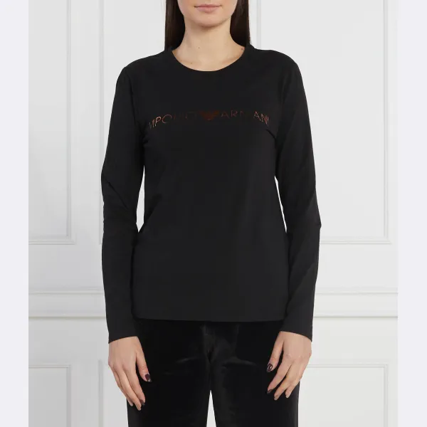 Сверху пижама обычного кроя. Emporio Armani, черный
Сверху пижама обычного кроя. Emporio Armani, черный