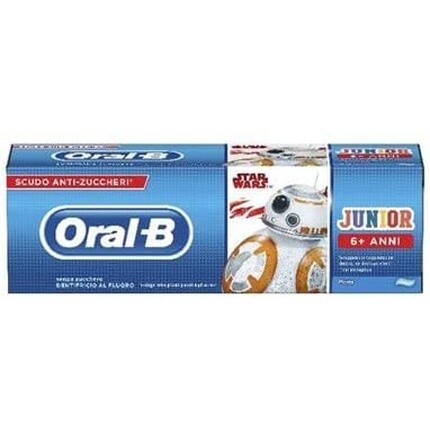 Зубная паста Oral-B Junior Starwars для детей от 6 лет, 75 мл, Oral B
Зубная паста Oral-B Junior Starwars для детей от 6 лет, 75 мл, Oral B