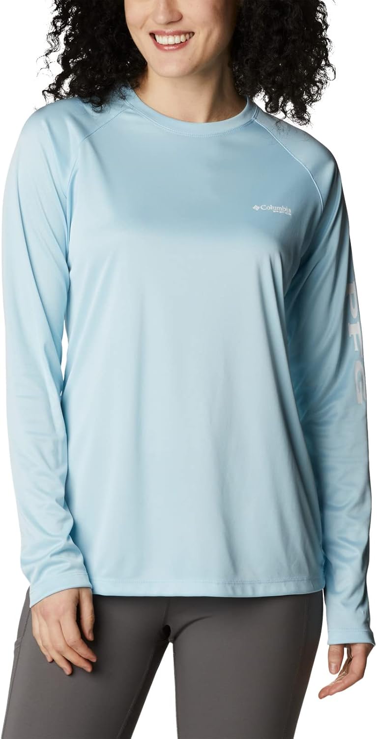 Columbia женская футболка Tidal Tee II с длинным рукавом, Spring Blue Heather/White Logo, Белый, Columbia женская футболка Tidal Tee II с длинным рукавом, Spring Blue Heather/White Logo
Columbia женская футболка Tidal Tee II с длинным рукавом, Spring Blue Heather/White Logo, Белый, Columbia женская футболка Tidal Tee II с длинным рукавом, Spring Blue Heather/White Logo