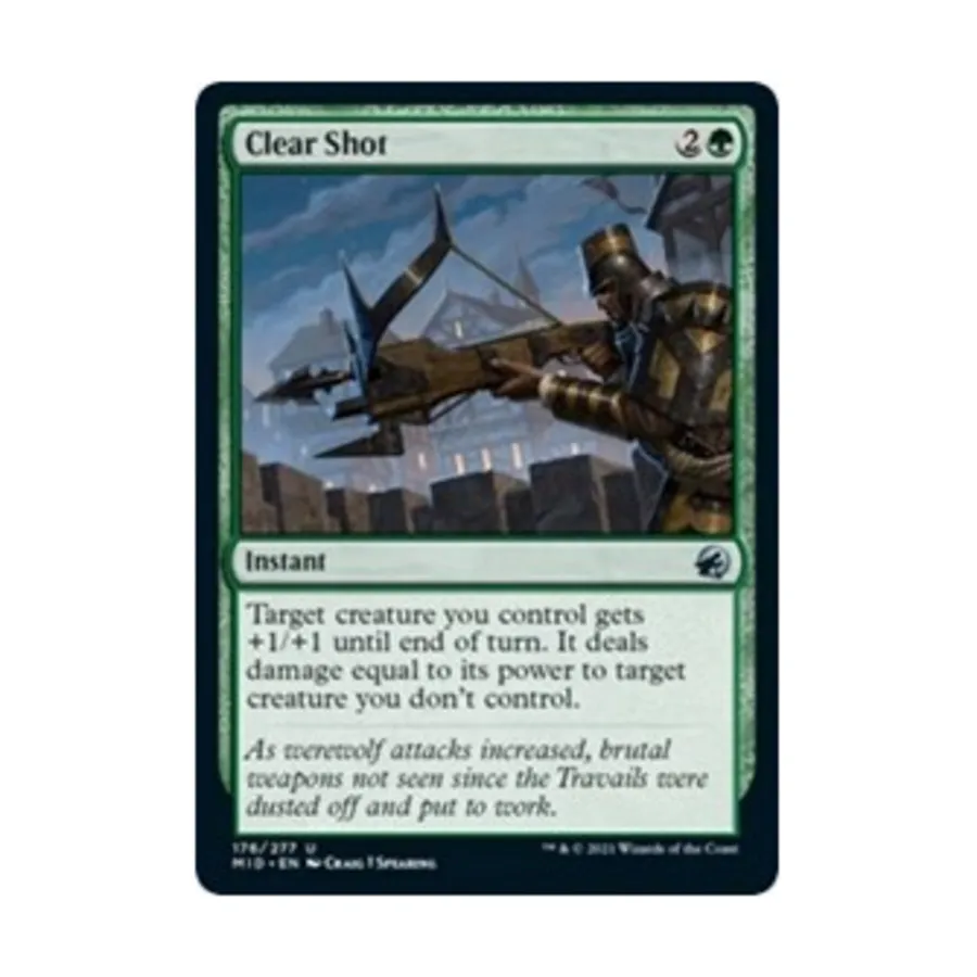 CCG Четкий выстрел (U), MTG - Innistrad - Midnight Hunt
CCG Четкий выстрел (U), MTG - Innistrad - Midnight Hunt