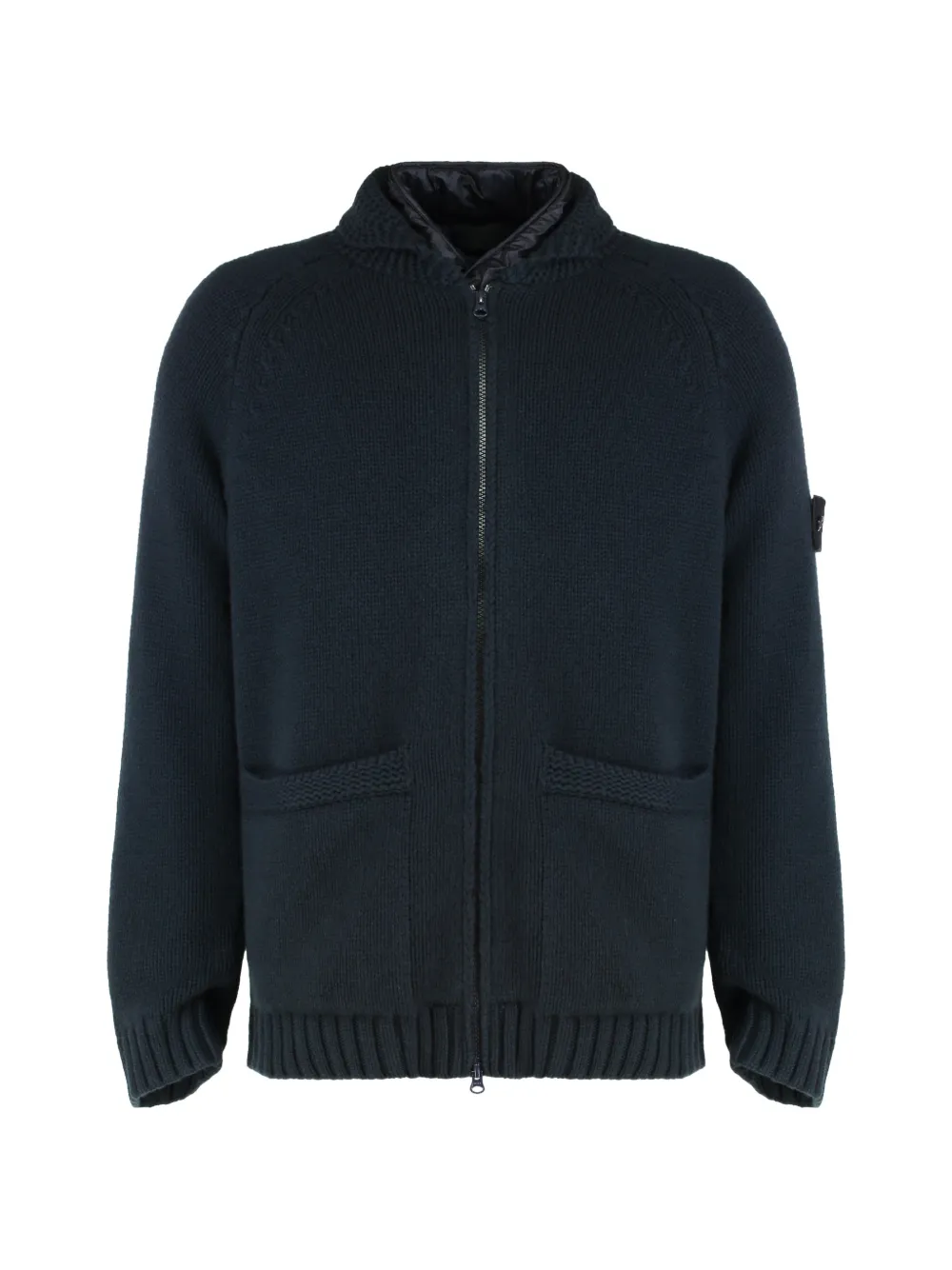 Кардиган из кашемира на молнии Stone Island, синий
Кардиган из кашемира на молнии Stone Island, синий