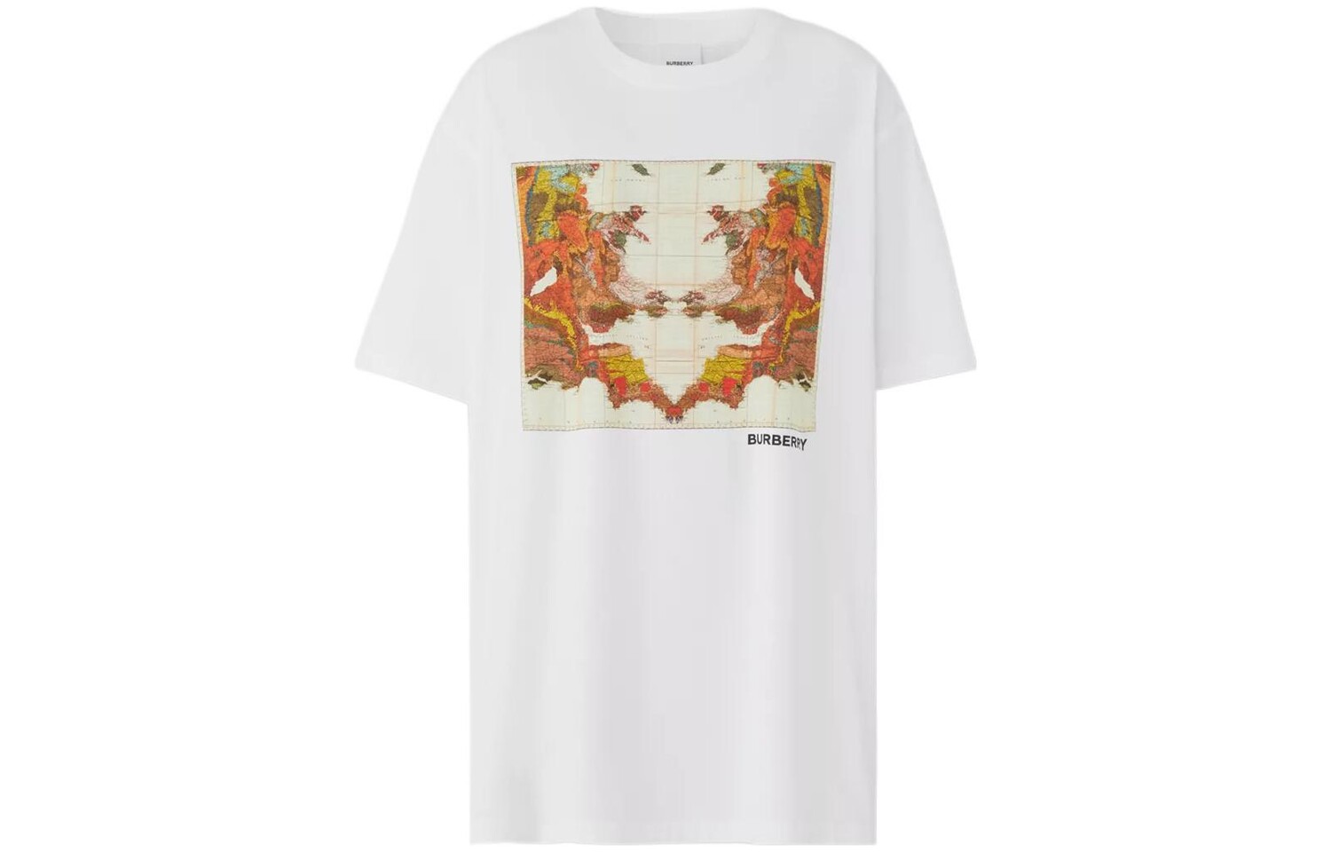 Футболка женская Burberry с принтом карты, белый
Футболка женская Burberry с принтом карты, белый