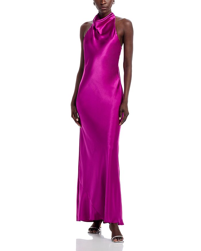 Шармёзное платье с запахом на шее макси - эксклюзив AQUA, фиолетовый
Шармёзное платье с запахом на шее макси - эксклюзив AQUA, фиолетовый