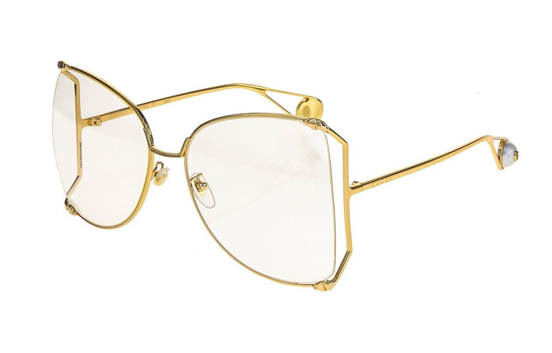 Солнцезащитные очки Gucci с прозрачными монотонными линзами, золотой
Солнцезащитные очки Gucci с прозрачными монотонными линзами, золотой