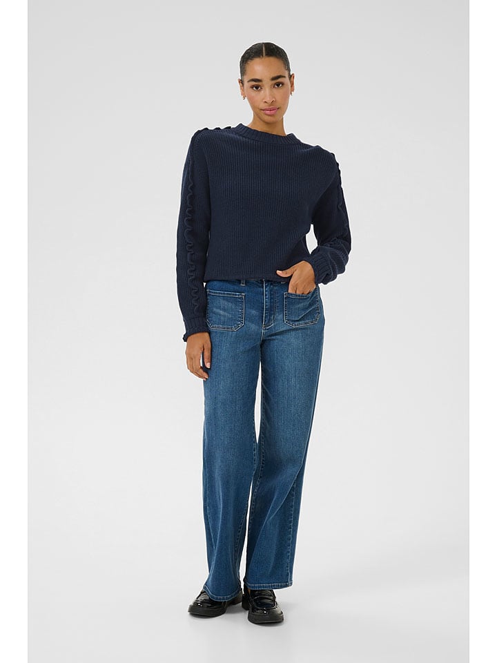 Свитер Магги темно-синего цвета Kaffe
Свитер Магги темно-синего цвета Kaffe