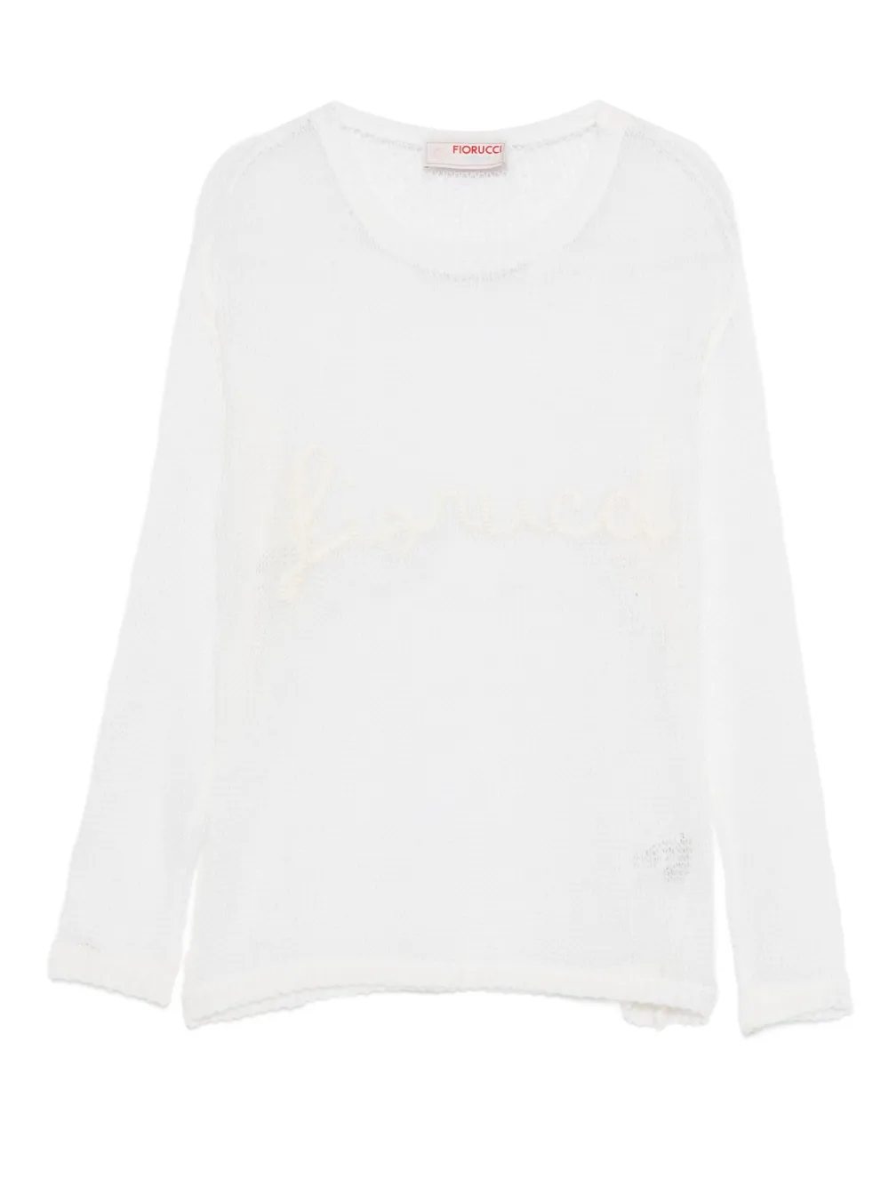 Свитер с вышивкой Fiorucci, белый
Свитер с вышивкой Fiorucci, белый