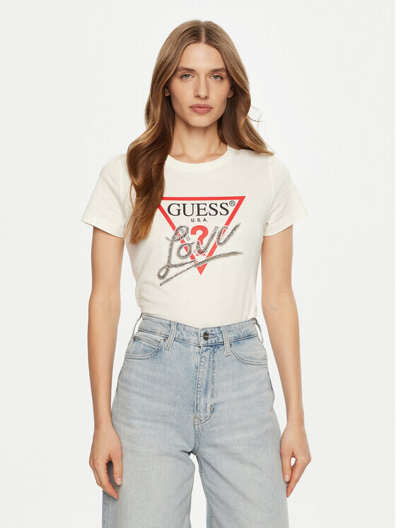 Футболка стандартного кроя Guess, экрю
Футболка стандартного кроя Guess, экрю