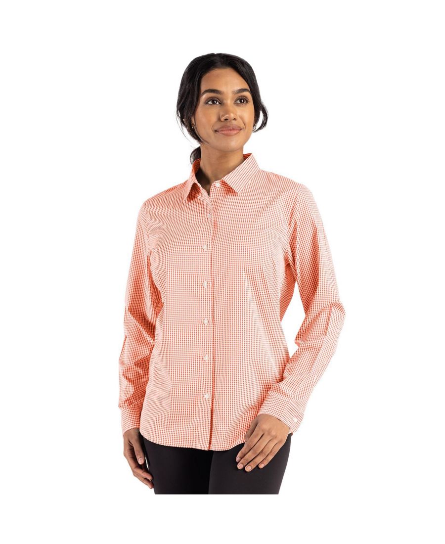 Женская рубашка с длинными рукавами Skyline Epic Confidence из переработанной клетчатой ткани Cutter & Buck, College orange/white
Женская рубашка с длинными рукавами Skyline Epic Confidence из переработанной клетчатой ткани Cutter & Buck, College orange/white