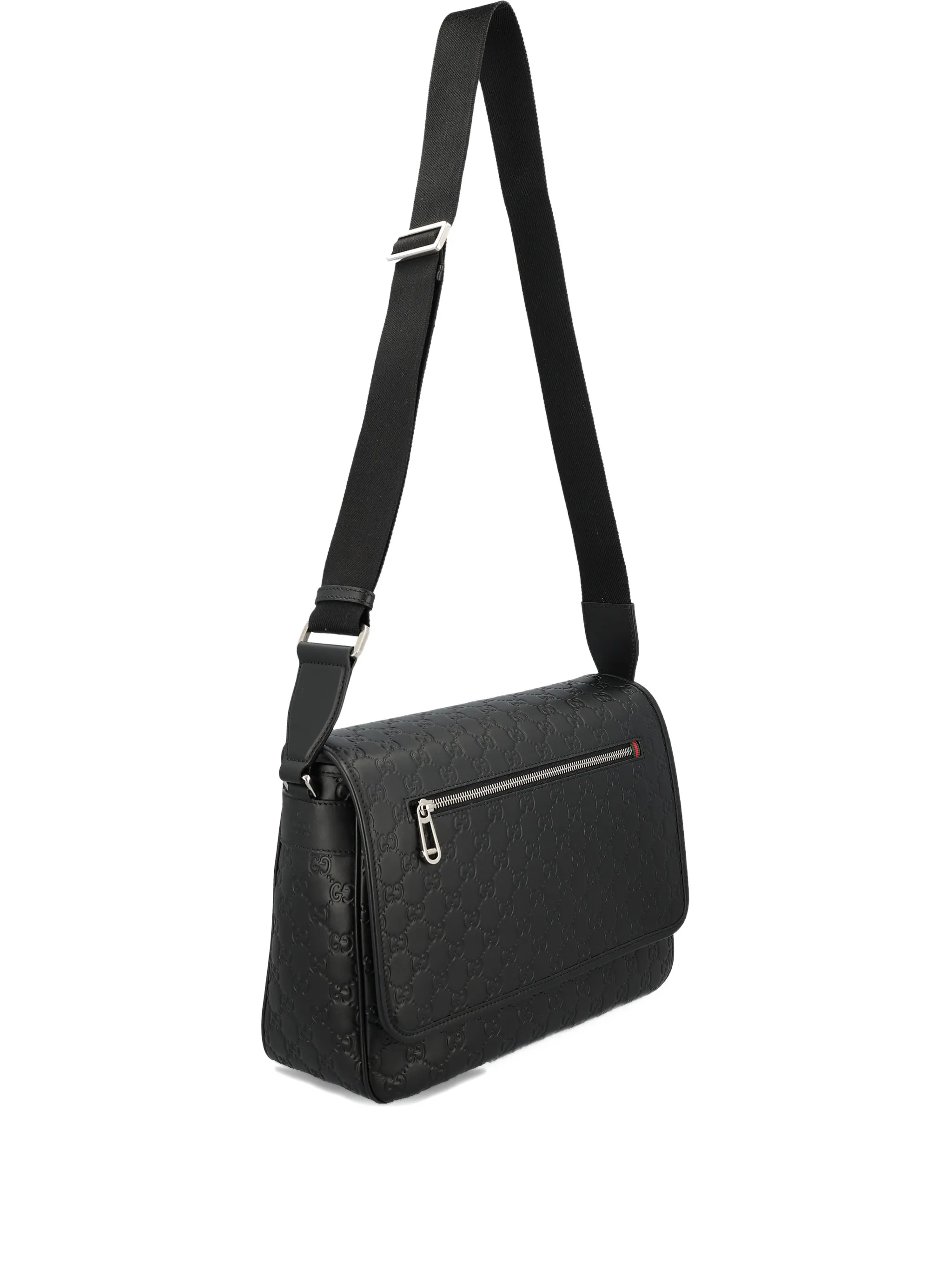 Сумка-мессенджер среднего размера с тиснением GG Emblem Gucci, черный
Сумка-мессенджер среднего размера с тиснением GG Emblem Gucci, черный