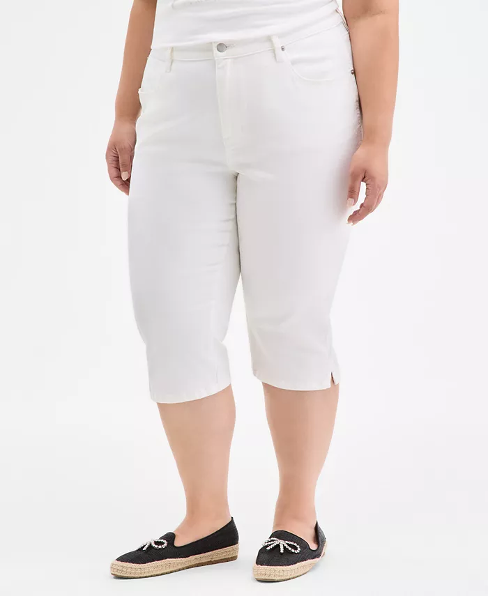 Модные джинсы-капри больших размеров On 34th, белый
Модные джинсы-капри больших размеров On 34th, белый