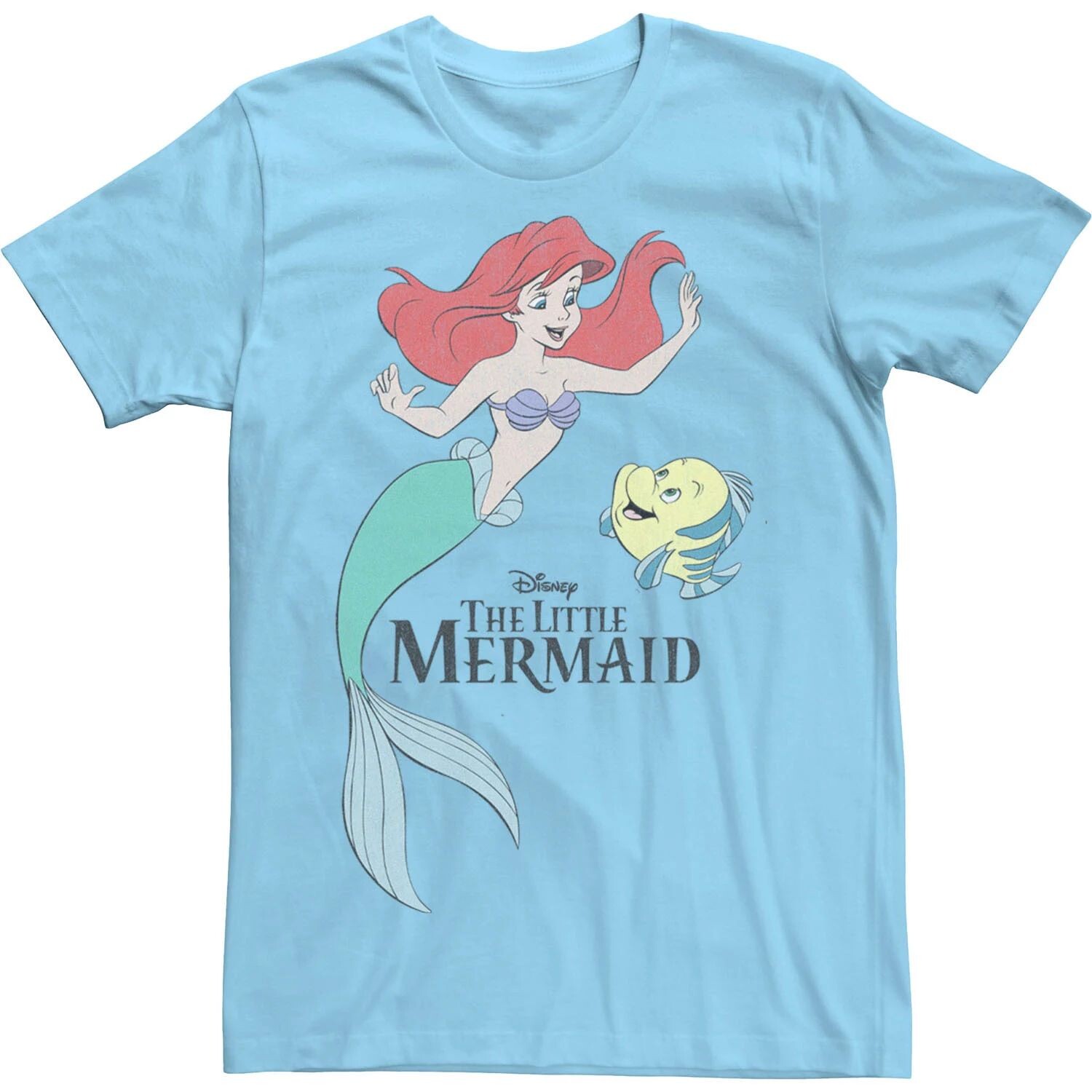 Мужская футболка Disney The Little Mermaid Ariel & Flounder с портретом Licensed Character
Мужская футболка Disney The Little Mermaid Ariel & Flounder с портретом Licensed Character
