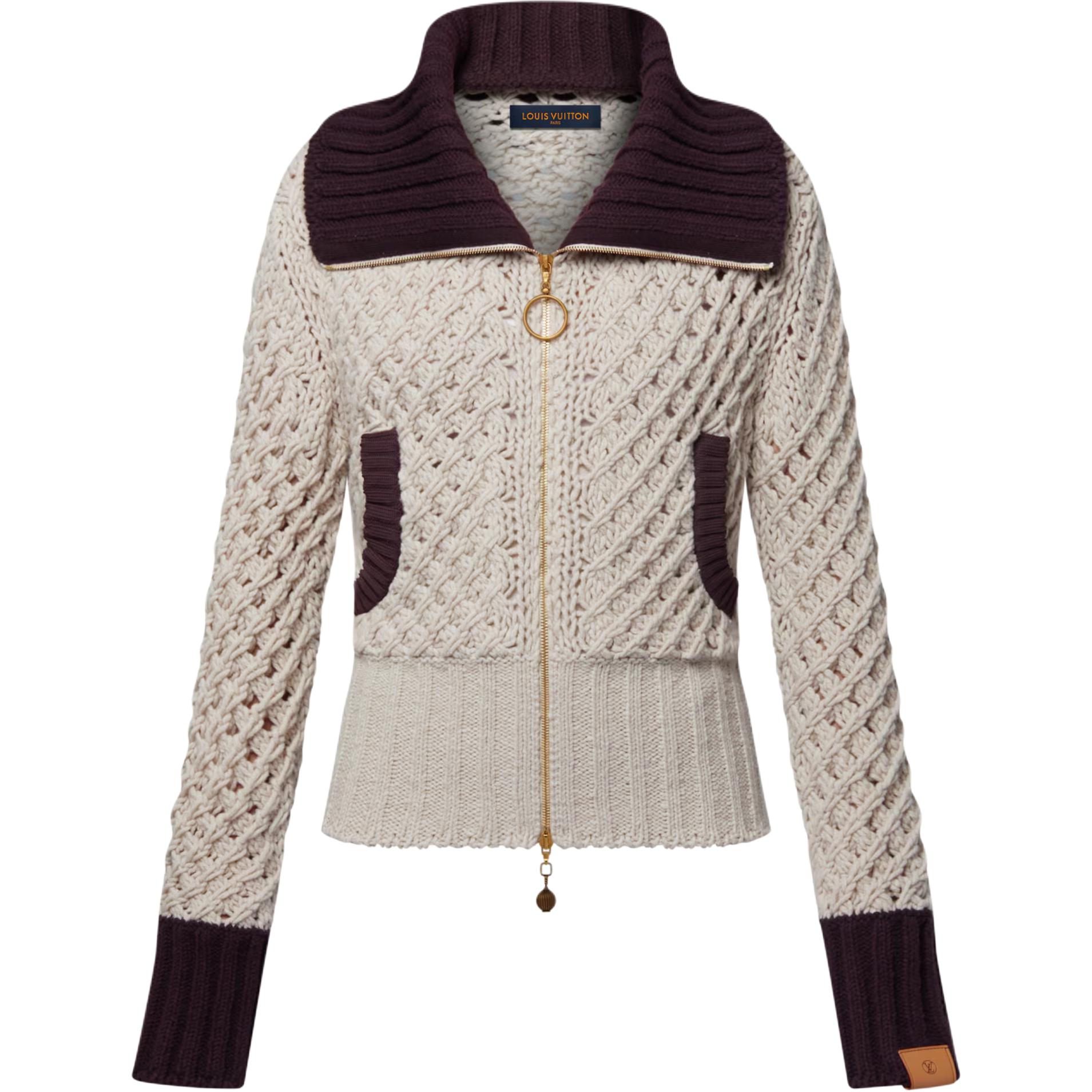 Вязаный свитер FW25 для женщин LOUIS VUITTON, белый
Вязаный свитер FW25 для женщин LOUIS VUITTON, белый