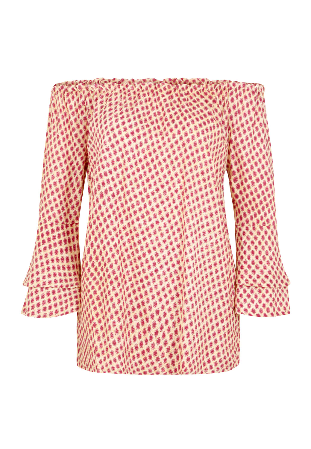 Блуза LASCANA Carmen, цвет sand-dunkelrot-bedruckt
Блуза LASCANA Carmen, цвет sand-dunkelrot-bedruckt