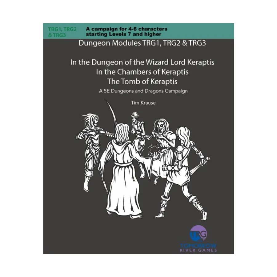 In the Dungeon of the Wizard Lord Keraptis, Role Playing Games (Tomorrow River Publishing), мягкая обложка
In the Dungeon of the Wizard Lord Keraptis, Role Playing Games (Tomorrow River Publishing), мягкая обложка