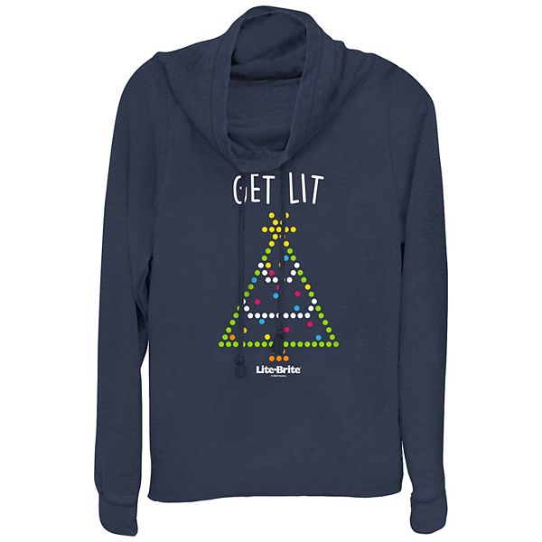 Женская легкая футболка с длинным рукавом и принтом Lite-Brite Get Lit Christmas Tree Licensed Character
Женская легкая футболка с длинным рукавом и принтом Lite-Brite Get Lit Christmas Tree Licensed Character