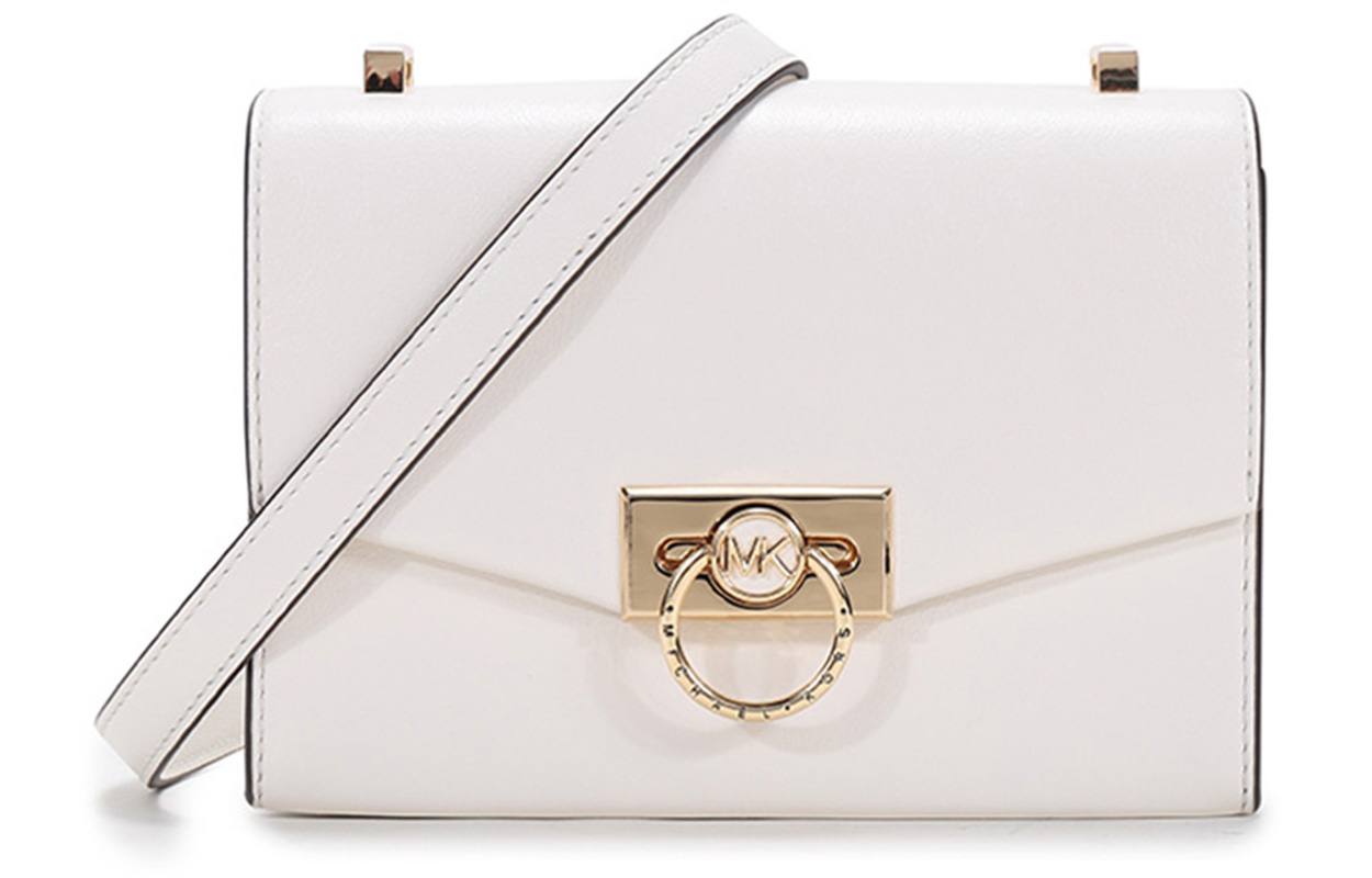 MICHAEL KORS Сумка через плечо из кожи коровы Хендри женская чисто белая
MICHAEL KORS Сумка через плечо из кожи коровы Хендри женская чисто белая
