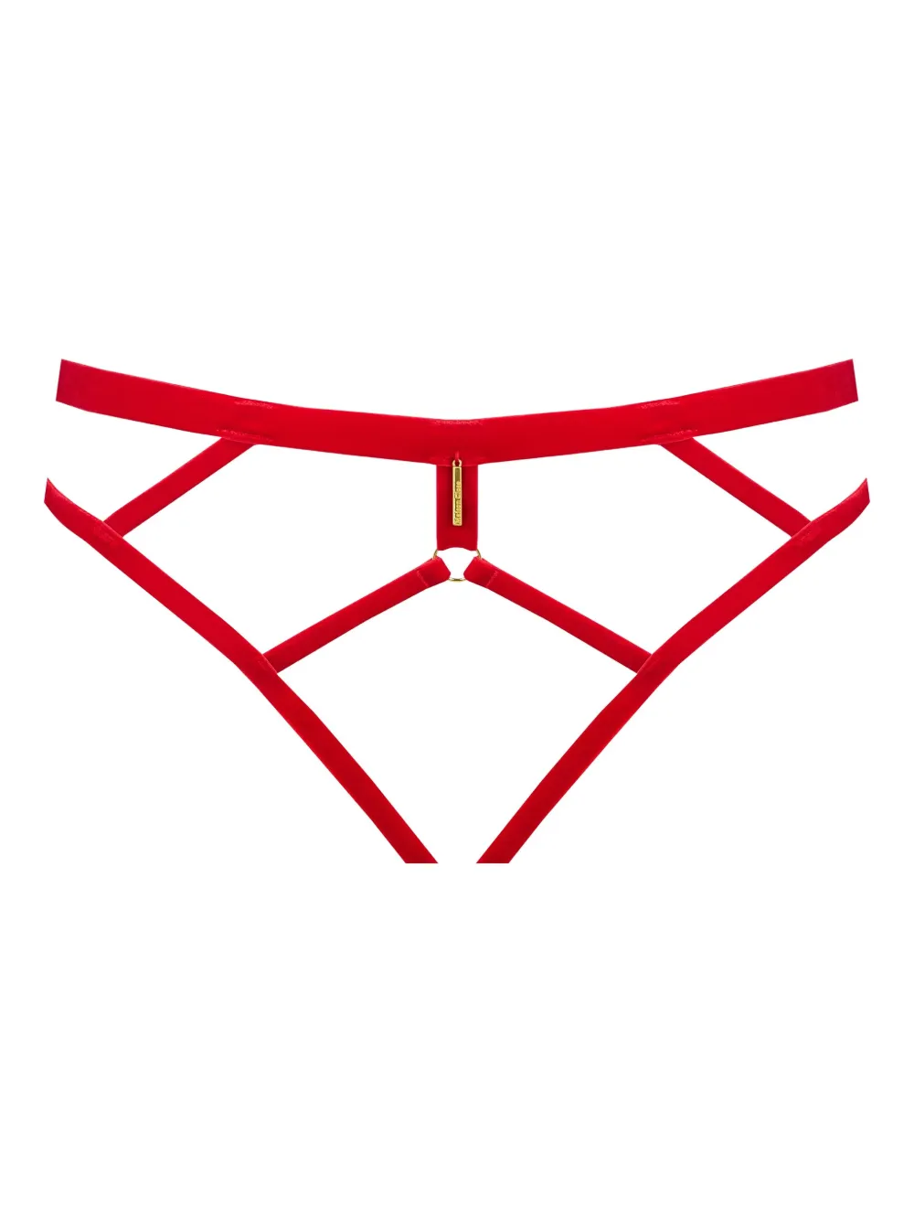 Бархатные открытые трусы Maison Close, красный
Бархатные открытые трусы Maison Close, красный