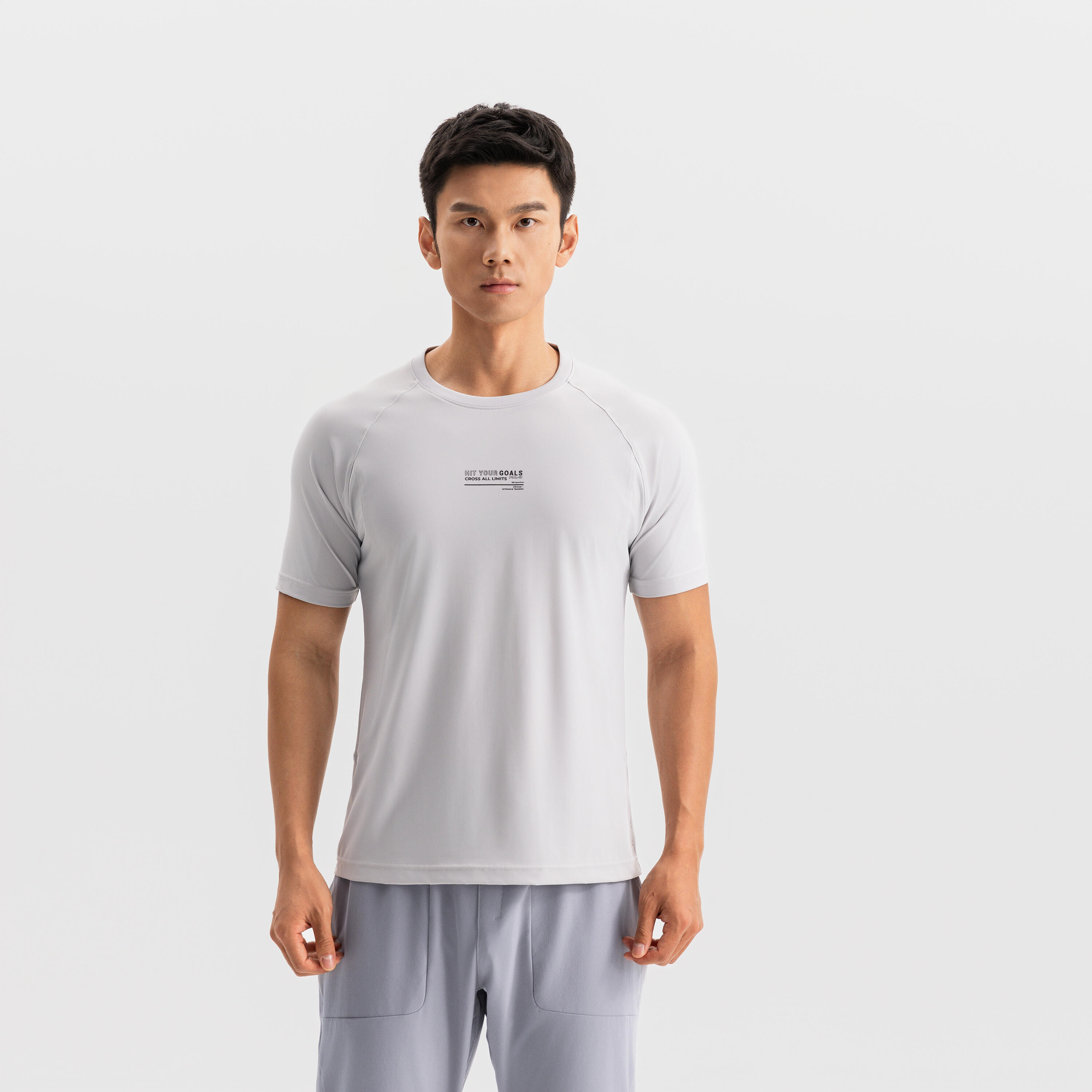 Мужская флисовая футболка Domyos для аэробики - жемчужно-серый
Мужская флисовая футболка Domyos для аэробики - жемчужно-серый