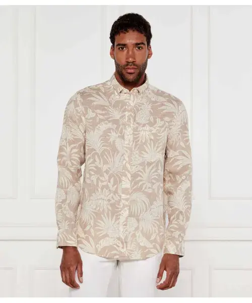 Льняная рубашка Regular fit Gant, бежевый
Льняная рубашка Regular fit Gant, бежевый