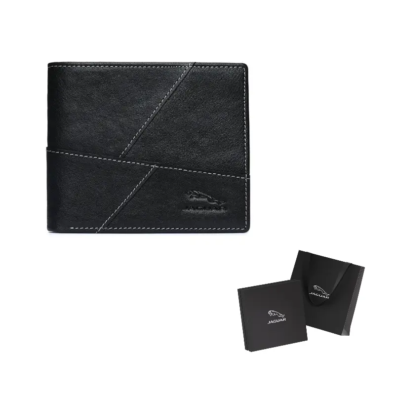 JAGUAR Кожаный бумажник мужской черный, Black
JAGUAR Кожаный бумажник мужской черный, Black