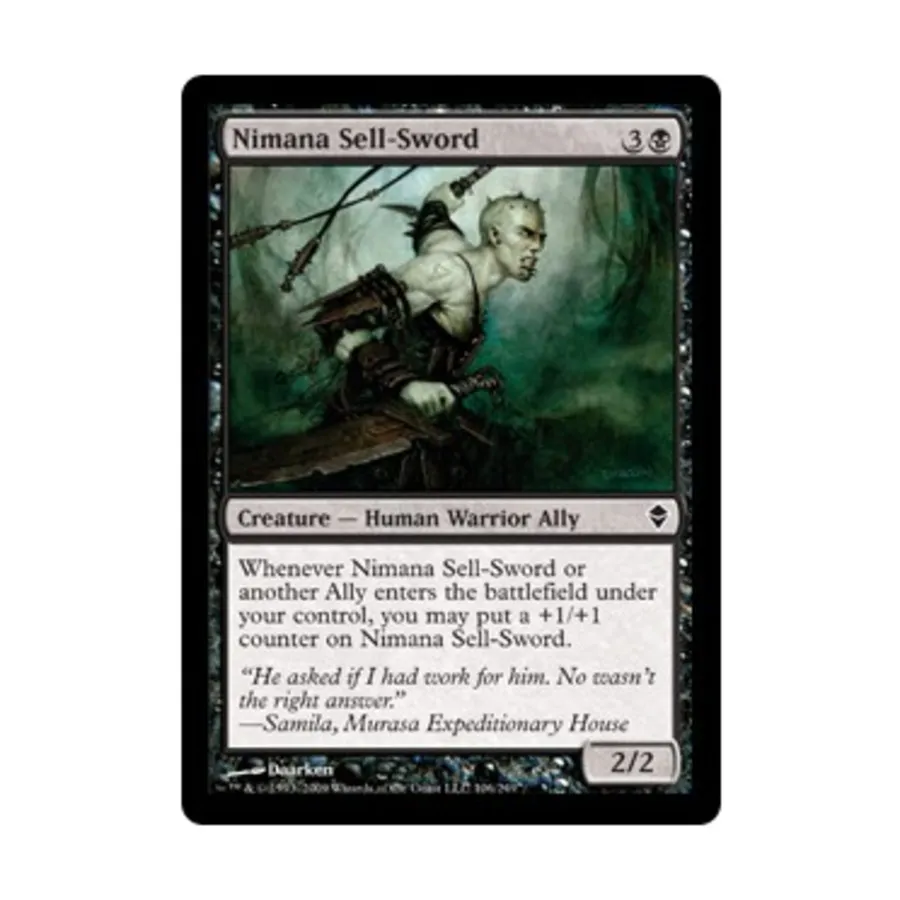 CCG Меч на продажу Нимана (С) (Рольга), MTG - Zendikar
CCG Меч на продажу Нимана (С) (Рольга), MTG - Zendikar