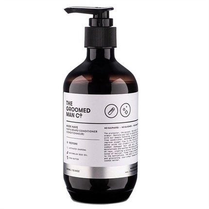 Кондиционер для волос и бороды с мятой 300 мл The Groomed Man
Кондиционер для волос и бороды с мятой 300 мл The Groomed Man