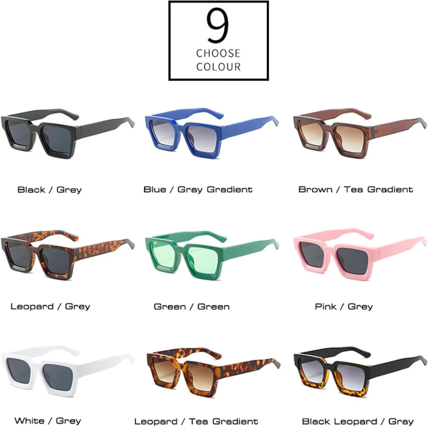 Женские солнцезащитные очки Мужские солнцезащитные очки с леопардовым принтом, зеленые солнцезащитные очки с защитой от УФ-излучения UV400 DSVIGF, Green Red
Женские солнцезащитные очки Мужские солнцезащитные очки с леопардовым принтом, зеленые солнцезащитные очки с защитой от УФ-излучения UV400 DSVIGF, Green Red