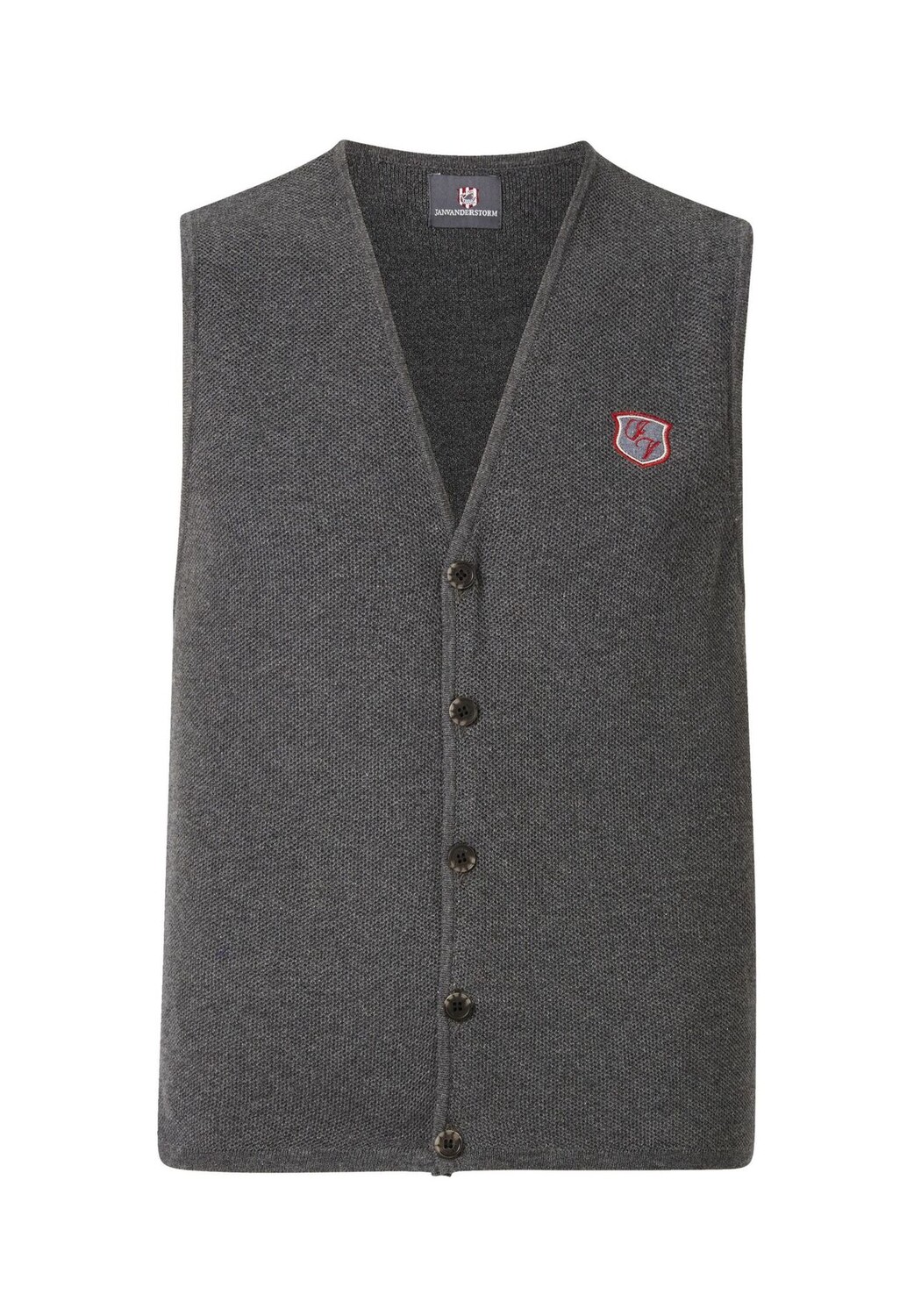 Вязаный жилет РУТМАР JAN VANDERSTORM, темно-серый
Вязаный жилет РУТМАР JAN VANDERSTORM, темно-серый