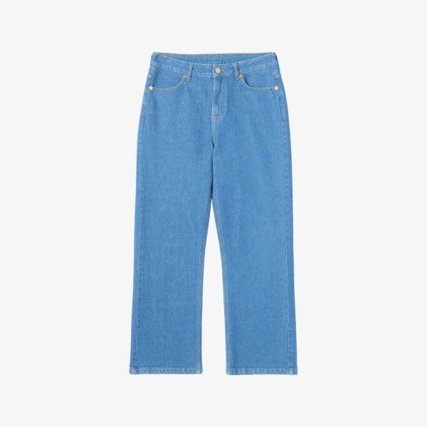 Джинсы укороченные Lk Bennett Willow с широкими штанинами, синий
Джинсы укороченные Lk Bennett Willow с широкими штанинами, синий