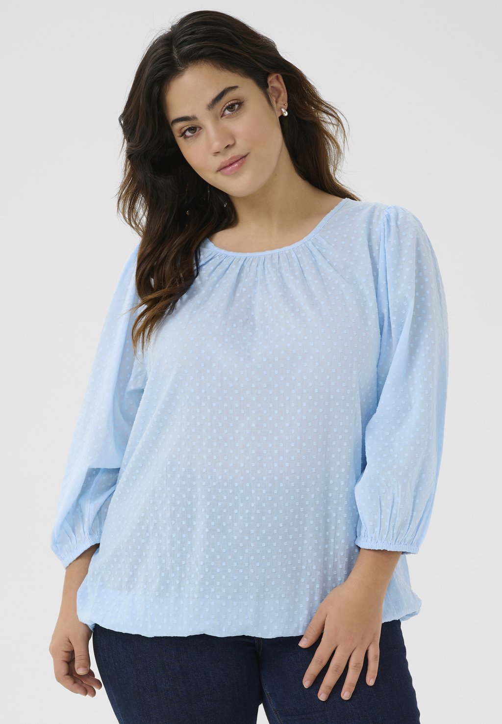 Блуза Kaffe Curve, синий
Блуза Kaffe Curve, синий
