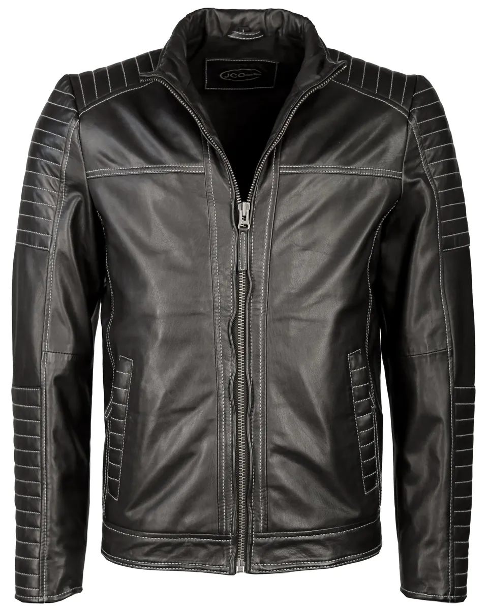 Байкерская куртка JCC "15-10-B-2", черный
Байкерская куртка JCC "15-10-B-2", черный