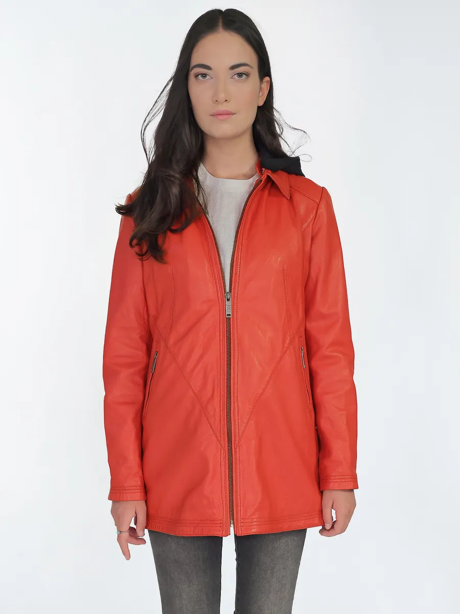 Кожаная куртка JCC "3102220", красный
Кожаная куртка JCC "3102220", красный