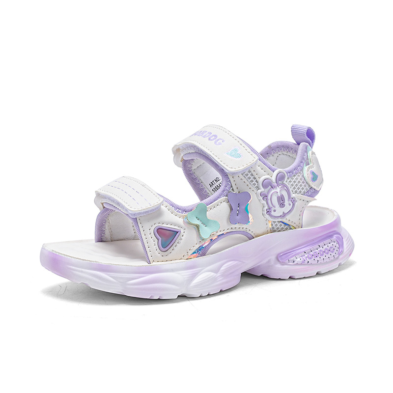 Детские сандалии для подростков BOBDOG, бежевый/фиолетовый
Детские сандалии для подростков BOBDOG, бежевый/фиолетовый