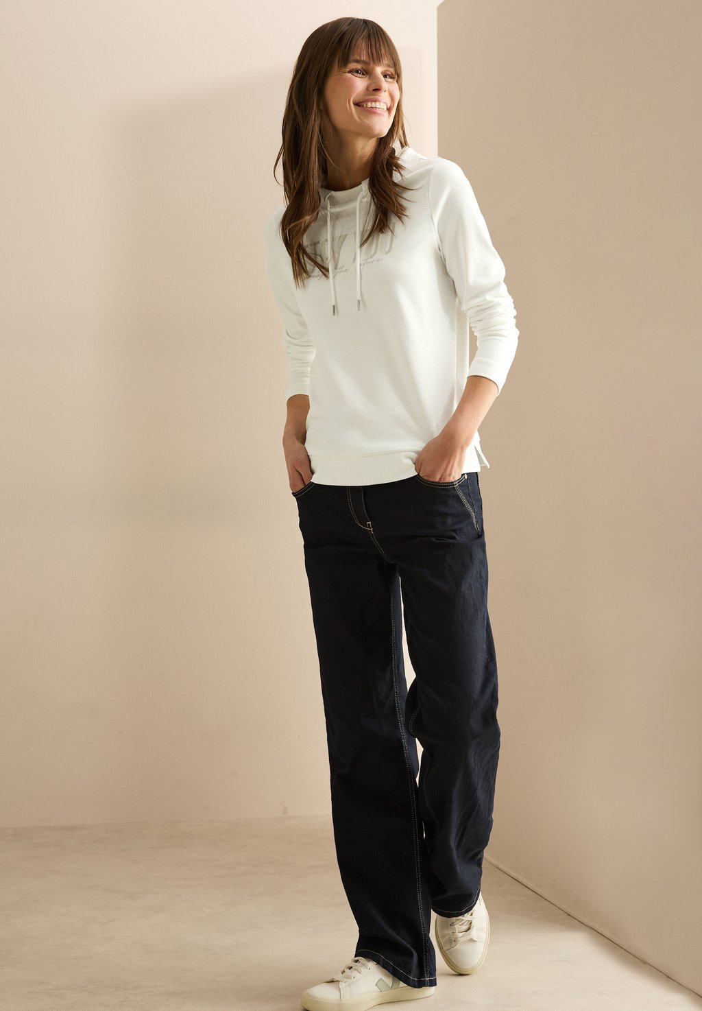 Топ с длинными рукавами MIT WORDING Cecil, молочный
Топ с длинными рукавами MIT WORDING Cecil, молочный