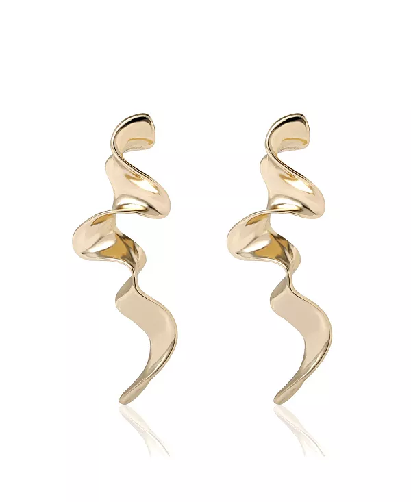Волнистые эффектные серьги-подвески Bcbg, gold
Волнистые эффектные серьги-подвески Bcbg, gold
