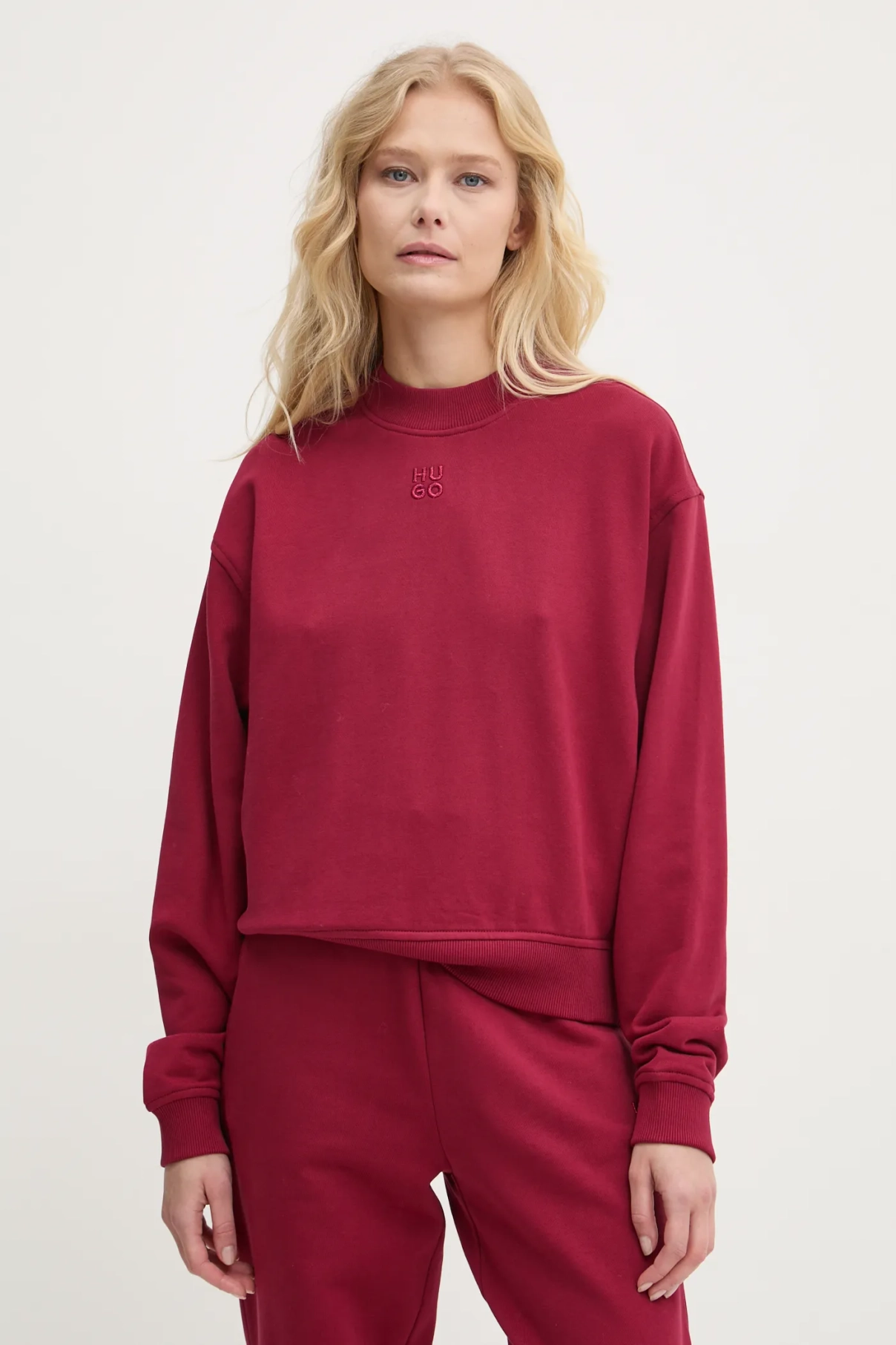 Хлопковая толстовка HUGO, гранатовый
Хлопковая толстовка HUGO, гранатовый