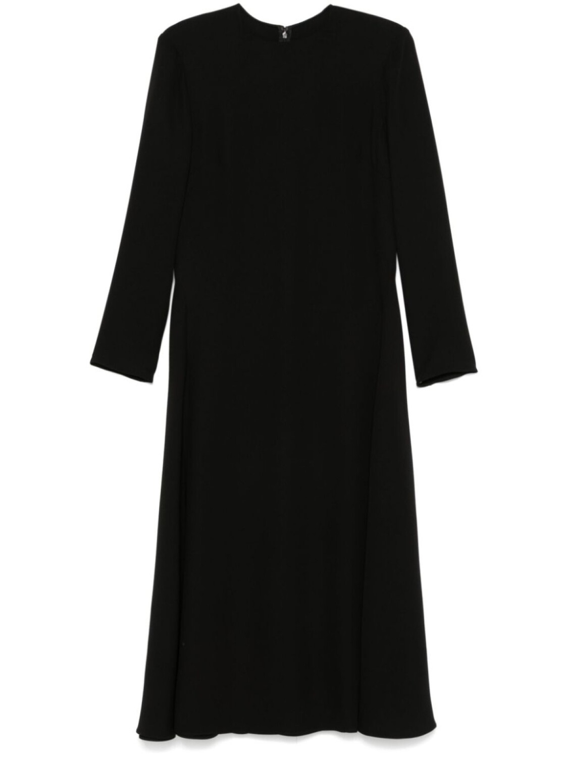 Шелковое платье миди Valentino Garavani, черный 
Шелковое платье миди Valentino Garavani, черный