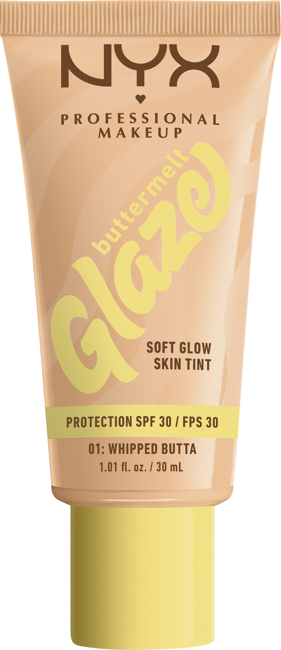 Тональный крем NYX Professional MakeUp Buttermelt Glaze Foundation 01 Whipped Butta LSF 30
Тональный крем NYX Professional MakeUp Buttermelt Glaze Foundation 01 Whipped Butta LSF 30