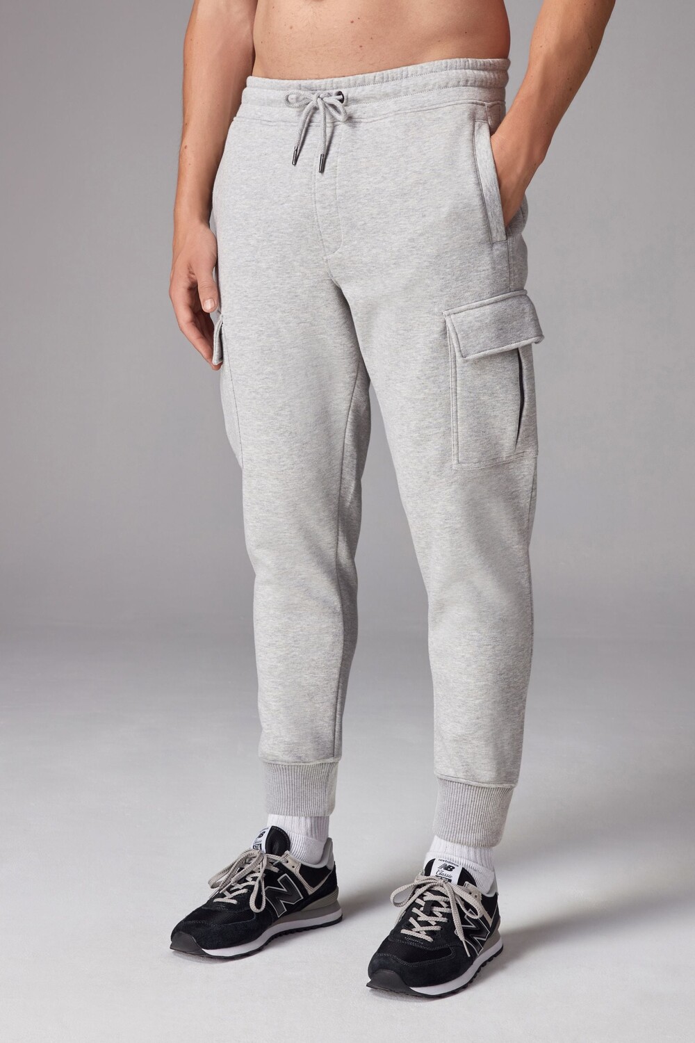 Спортивные брюки карго из джерси с высоким содержанием хлопка Next, серый
Спортивные брюки карго из джерси с высоким содержанием хлопка Next, серый