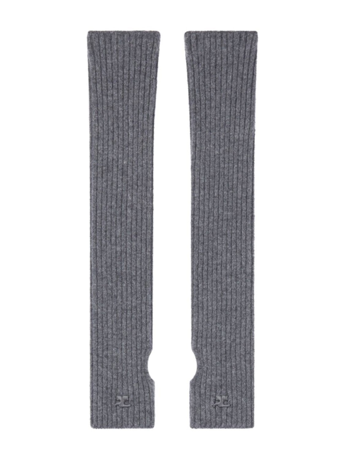 Courrèges шерстяные варежки в рубчик, серый
Courrèges шерстяные варежки в рубчик, серый