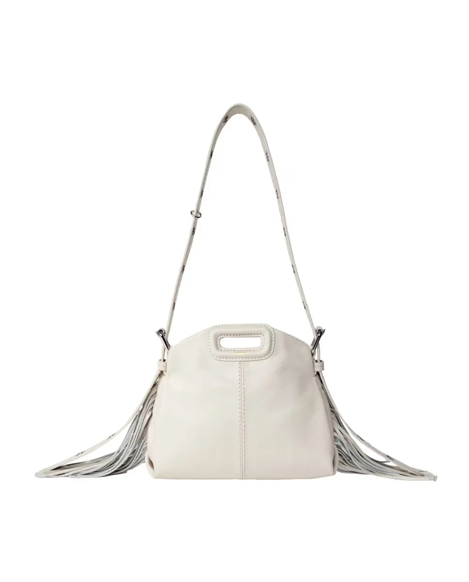 Белая кожаная многопозиционная сумка на плечо Miss M Maje, белый
Белая кожаная многопозиционная сумка на плечо Miss M Maje, белый