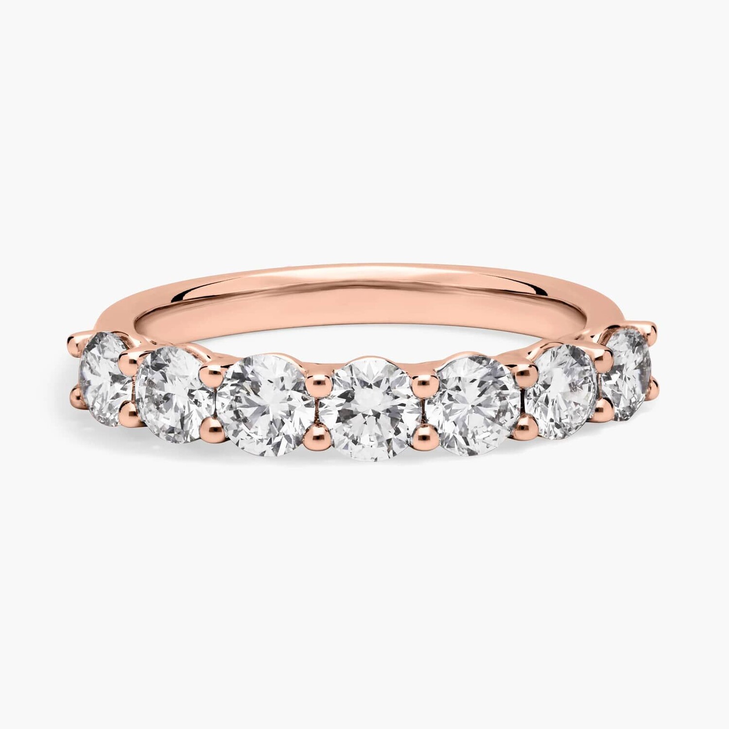 Кольцо с семью бриллиантами в форме купола из розового золота 14 карат (1 1/2 карата, цвет - HI / SI1-SI2) Blue Nile
Кольцо с семью бриллиантами в форме купола из розового золота 14 карат (1 1/2 карата, цвет - HI / SI1-SI2) Blue Nile