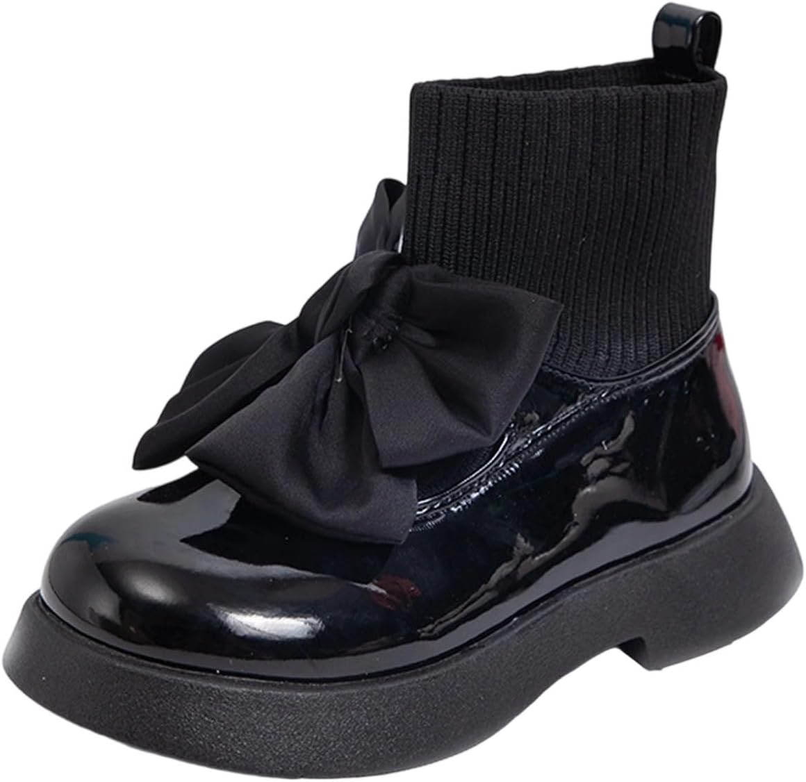 Ботильоны с бантом на щиколотке, низкий массивный каблук, для осени и зимы, из искусственной кожи, с вязаным свитером, пэчворк, милые платьевые туфли Generic, Black
Ботильоны с бантом на щиколотке, низкий массивный каблук, для осени и зимы, из искусственной кожи, с вязаным свитером, пэчворк, милые платьевые туфли Generic, Black